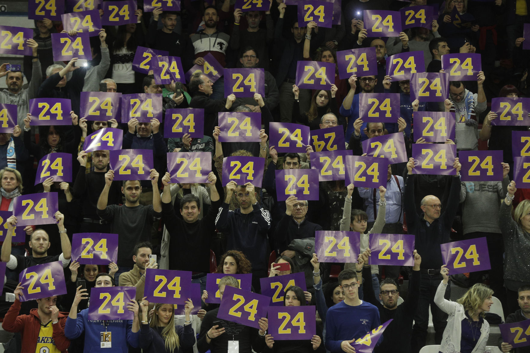 APTOPIX Italy Kobe Bryant